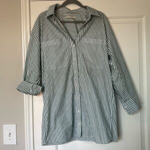 Striped Abercrombie shirt dress